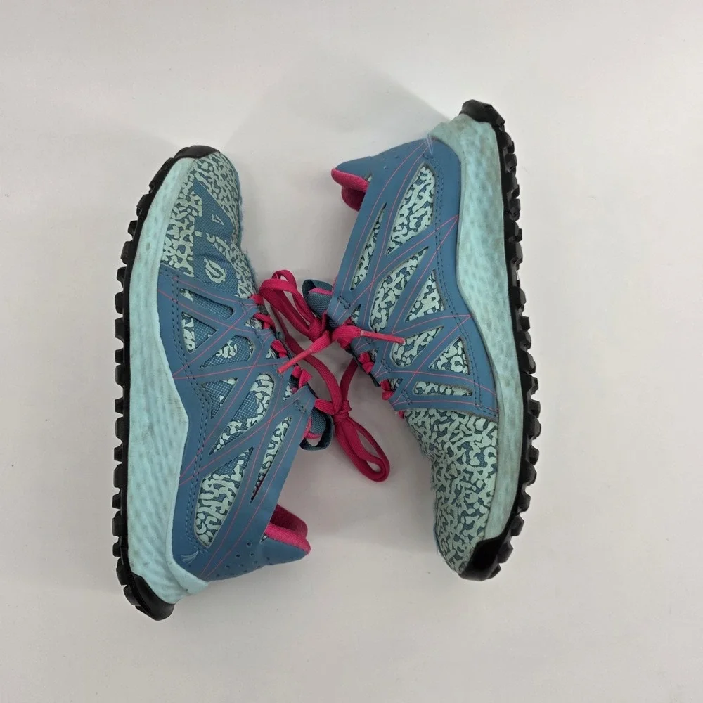 Adidas Vigor Bounce Aqua Pink Running Sneakers Shoes Kid's Youth - SZ 4